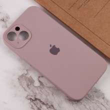 Чехол Silicone Case Full Camera Protective (AA) для Apple iPhone 14 (6.1") – Серый