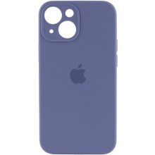 Чехол Silicone Case Full Camera Protective (AA) для Apple iPhone 14 (6.1") – Серый