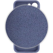 Чехол Silicone Case Full Camera Protective (AA) для Apple iPhone 14 (6.1") – Серый