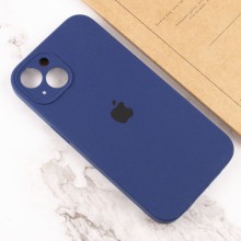Чехол Silicone Case Full Camera Protective (AA) для Apple iPhone 14 (6.1") – Синий