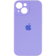Чехол Silicone Case Full Camera Protective (AA) для Apple iPhone 14 (6.1") – Сиреневый