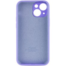 Чехол Silicone Case Full Camera Protective (AA) для Apple iPhone 14 (6.1") – Сиреневый