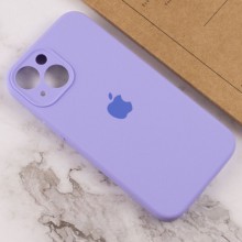 Чехол Silicone Case Full Camera Protective (AA) для Apple iPhone 14 (6.1") – Сиреневый