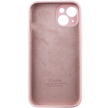 Чехол Silicone Case Full Camera Protective (AA) для Apple iPhone 14 (6.1") – Розовый