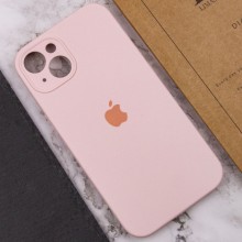 Чехол Silicone Case Full Camera Protective (AA) для Apple iPhone 14 (6.1") – Розовый