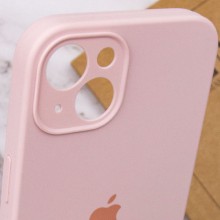 Чехол Silicone Case Full Camera Protective (AA) для Apple iPhone 14 (6.1") – Розовый