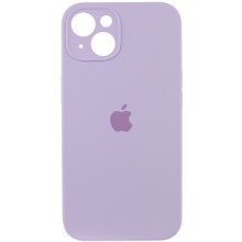 Чехол Silicone Case Full Camera Protective (AA) для Apple iPhone 14 (6.1") – Сиреневый