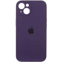 Чехол Silicone Case Full Camera Protective (AA) для Apple iPhone 14 (6.1") – Фиолетовый