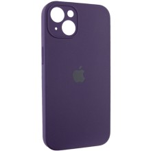 Чехол Silicone Case Full Camera Protective (AA) для Apple iPhone 14 (6.1") – Фиолетовый