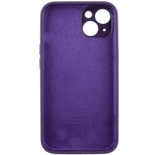 Чехол Silicone Case Full Camera Protective (AA) для Apple iPhone 14 (6.1") – Фиолетовый