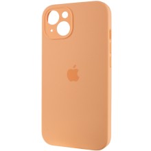 Чехол Silicone Case Full Camera Protective (AA) для Apple iPhone 14 (6.1") – Оранжевый