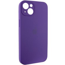 Чехол Silicone Case Full Camera Protective (AA) для Apple iPhone 14 (6.1") – Фиолетовый
