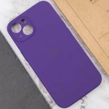 Чехол Silicone Case Full Camera Protective (AA) для Apple iPhone 14 (6.1") – Фиолетовый