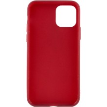 Силиконовый чехол Candy для Apple iPhone 14 (6.1") – Бордовый