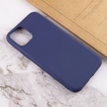 Силиконовый чехол Candy для Apple iPhone 14 (6.1") – Синий