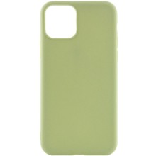 Силиконовый чехол Candy для Apple iPhone 14 (6.1") – Фисташковый