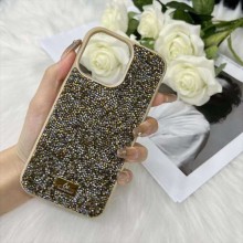 TPU чехол Bling World Rock Diamond для Apple iPhone 14 (6.1") – Золотой