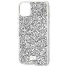 TPU чехол Bling World Rock Diamond для Apple iPhone 14 (6.1") – Серебряный