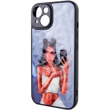 TPU+PC чехол Prisma Ladies для Apple iPhone 14 (6.1") – Black in White