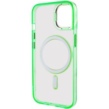 Чехол TPU Iris with MagSafe для Apple iPhone 14 (6.1") – Салатовый