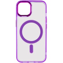 Чехол TPU Iris with MagSafe для Apple iPhone 14 (6.1") – Фиолетовый
