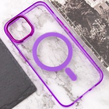 Чехол TPU Iris with MagSafe для Apple iPhone 14 (6.1") – Фиолетовый
