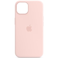 Чехол Silicone case (AAA) with Magsafe and Animation для Apple iPhone 14 (6.1") – Розовый
