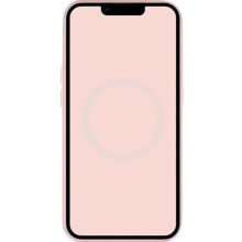 Чехол Silicone case (AAA) with Magsafe and Animation для Apple iPhone 14 (6.1") – Розовый
