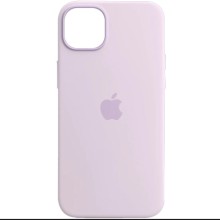 Чехол Silicone case (AAA) with Magsafe and Animation для Apple iPhone 14 (6.1") – Сиреневый
