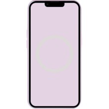 Чехол Silicone case (AAA) with Magsafe and Animation для Apple iPhone 14 (6.1") – Сиреневый