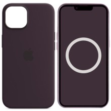 Чехол Silicone case (AAA) with Magsafe and Animation для Apple iPhone 14 (6.1") – Фиолетовый