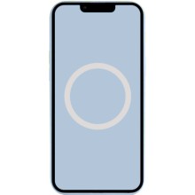 Чехол Silicone case (AAA) with Magsafe and Animation для Apple iPhone 14 (6.1") – Голубой