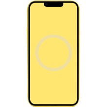 Чехол Silicone case (AAA) with Magsafe and Animation для Apple iPhone 14 (6.1") – Желтый
