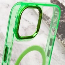 Чехол TPU Iris with MagSafe для Apple iPhone 14 (6.1") – Салатовый