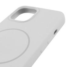Чохол Silicone Case Full Protective (AA) NO LOGO with MagSafe для Apple iPhone 14 (6.1") – Білий