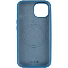 Чохол Silicone Case Full Protective (AA) NO LOGO with MagSafe для Apple iPhone 14 (6.1") – Синій