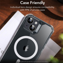 Защитное стекло Metal Classic на камеру (в упак.) для Apple iPhone 14 (6.1") / 14 Plus (6.7") – Черный