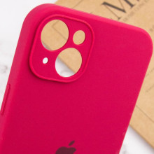 Чехол Silicone Case Full Camera Protective (AA) для Apple iPhone 14 (6.1") – Красный