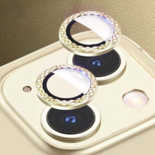 Защитное стекло Metal Shine на камеру (в упак.) для Apple iPhone 14 (6.1") / 14 Plus (6.7") – undefined