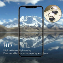 Защитное стекло Metal Shine на камеру (в упак.) для Apple iPhone 14 (6.1") / 14 Plus (6.7") – undefined