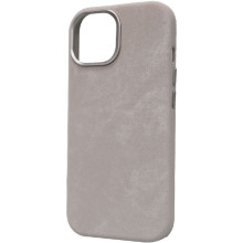 Чехол Denim with MagSafe для Apple iPhone 14 (6.1") – Серый
