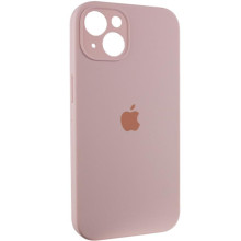 Чехол Silicone Case Full Camera Protective (AA) для Apple iPhone 14 (6.1") – Розовый