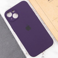 Чехол Silicone Case Full Camera Protective (AA) для Apple iPhone 14 (6.1") – Фиолетовый