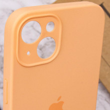 Чехол Silicone Case Full Camera Protective (AA) для Apple iPhone 14 (6.1") – Оранжевый
