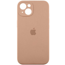 Чехол Silicone Case Full Camera Protective (AA) для Apple iPhone 14 (6.1") – Бежевый