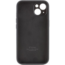 Чехол Silicone Case Full Camera Protective (AA) для Apple iPhone 14 (6.1") – Черный