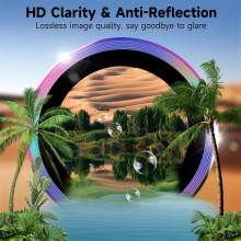 Защитное стекло Metal Classic на камеру (в упак.) для Apple iPhone 14 (6.1") / 14 Plus (6.7") – Сиреневый