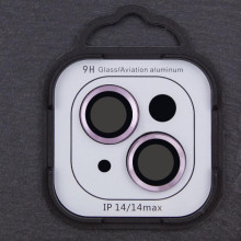 Защитное стекло Metal Classic на камеру (в упак.) для Apple iPhone 14 (6.1") / 14 Plus (6.7") – Фиолетовый