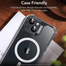 Защитное стекло Metal Classic на камеру (в упак.) для Apple iPhone 14 (6.1") / 14 Plus (6.7") – Черный