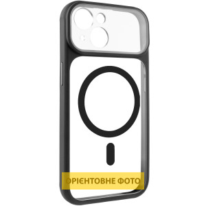 Чохол TPU+PC GETMAN Moon Clear with MagSafe для Apple iPhone 14 (6.1")